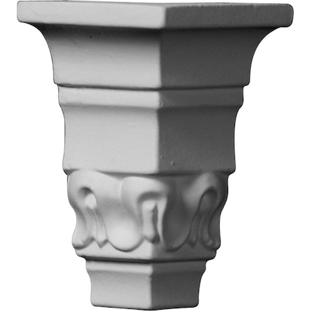 Ekena Millwork 1 1/2"P x 3 1/8"H Outside Corner Moulding (matches moulding MLD03X01X03BE) MOC01X03BE